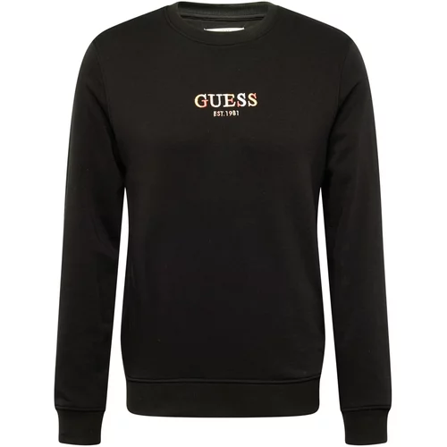 Guess Sweater majica svijetložuta / narančasta / crna / bijela