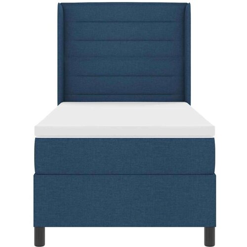 Box spring krevet s madracem Plava 80 x 200 cm tkanina Slike