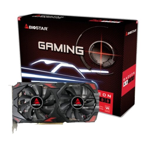 Biostar VGA RX580-8GB 2048SP, DP, HDMI, DVI Slike