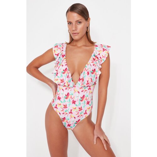 Trendyol Swimsuit - Multi-color - Floral Slike