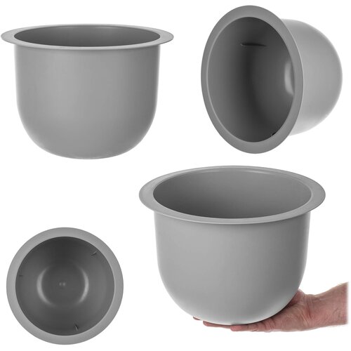 KADAX Loft okrogel vložek za cvetlični lonec, siv 29 cm, (5000352565) Cene