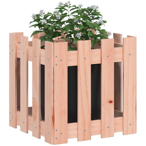  Vrtna sadilica s izgledom ograde 40x40x40 cm masivna duglazije Slike