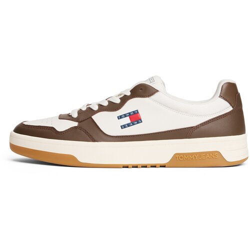 Tommy Jeans Niske tenisice 'ESS' mornarsko plava / cappuccino / klasično crvena / bijela Cijene