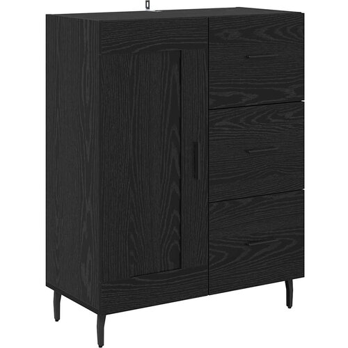  Highboard 2 kom. Crni hrast 69,5 x 34 x 180 cm Slike