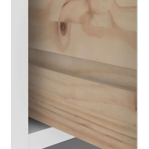 vidaXL Drvo za dvoranu SANDENS bijelo 45x40x159,5 cm puno drvo bor Cene