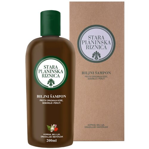 Stara planinska riznica biljni &amp;scaron;ampon protiv opadanja kose, 200ml Slike