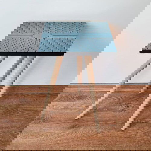 Hanah home Shp362 - blue blueblack side table Cene