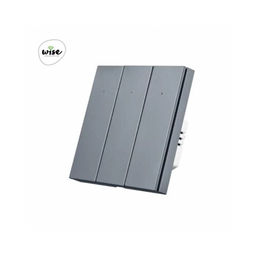 Wise pametni prekidač push 3t sivi, ble WPM024 Cene