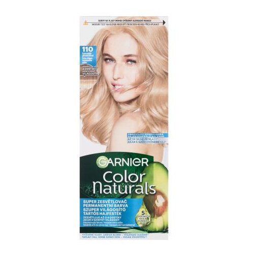 Garnier Color Naturals boja za kosu obojena kosa svi tipovi kose 40 ml Nijansa 110 extra light natural blonde za ženske Slike