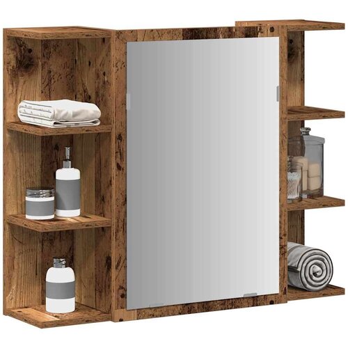  Kopalni&amp;scaron;ka ogledalna omarica Old Wood 80x20,5x64 cm Slike