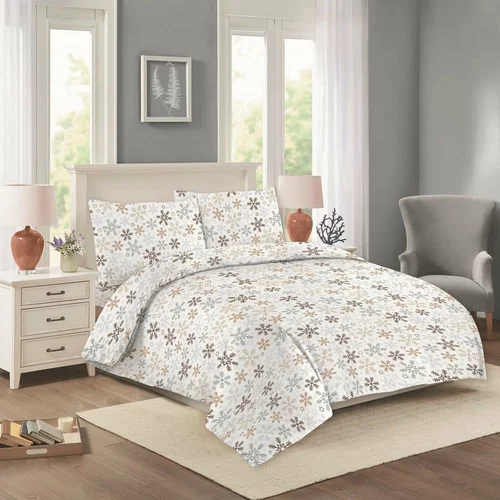Cotton House Bijela pamučna posteljina za bračni krevet/za produženi krevet 200x220 cm Nora –