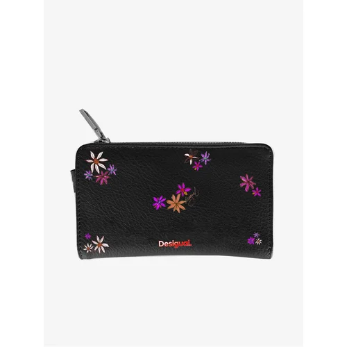 Desigual Black Flor Yvette Yvette Emma 2.0 Ma Wallet - Ladies