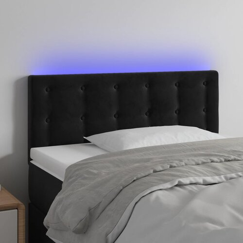  LED uzglavlje crno 90x5x78/88 cm bar&scaron;unasto Cijene