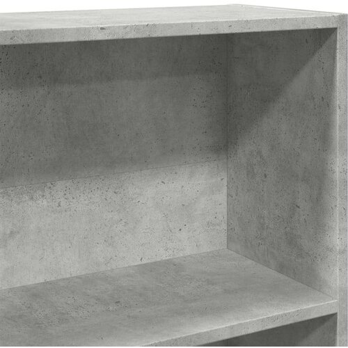 VidaXL Regal za knjige siva boja betona 80x24x176 cm konstruirano drvo Slike