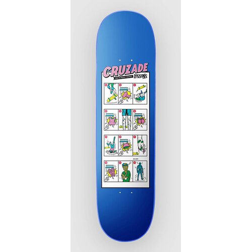 Cruzade Lessons III 8.1"x31.53" Square High Skateboard deska uni Cene