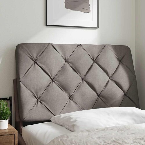 Maison Chic posteljno vzglavje - vzglavna omarica - vzglavna stranica taupe 80 cm blago, (21703955) Cene
