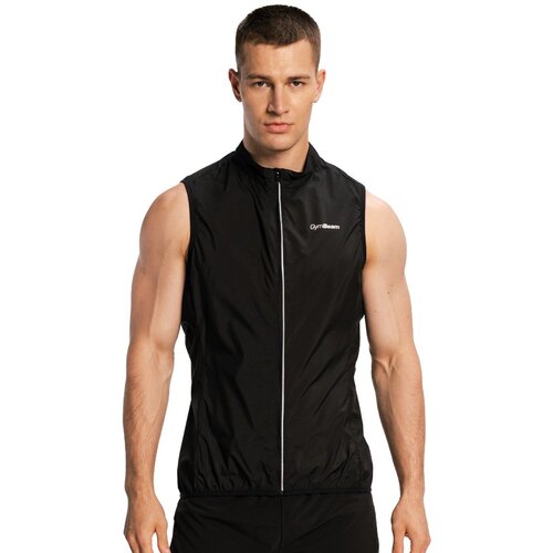 GymBeam mu&amp;scaron;ki prsluk za trčanje pulse x black Slike