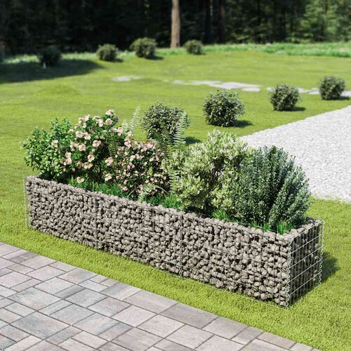  Gabionska sadilica od pocinčanog čelika 270 x 50 x 50 cm Cijene