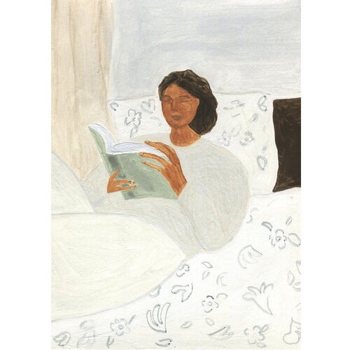 The Poster Club Plakat 50x70 cm Morning Read &ndash; Isabelle Vandeplassche &ndash; Cene
