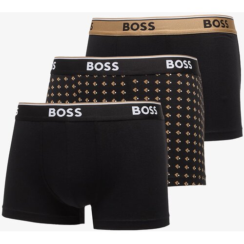 Hugo Boss Bokserji Trunk 3-Pack Power Desig Beige M Cene