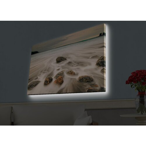 Opviq slika na platnu sa LED osvetljenjem 45x70cm Slike