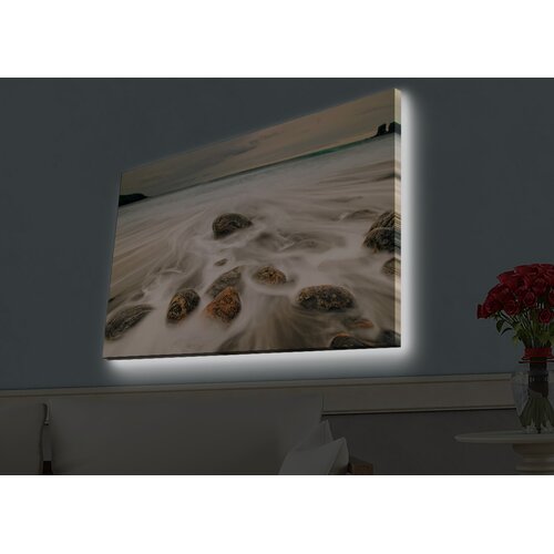 Opviq Slika na platnu sa LED osvetljenjem 45x70cm Cene