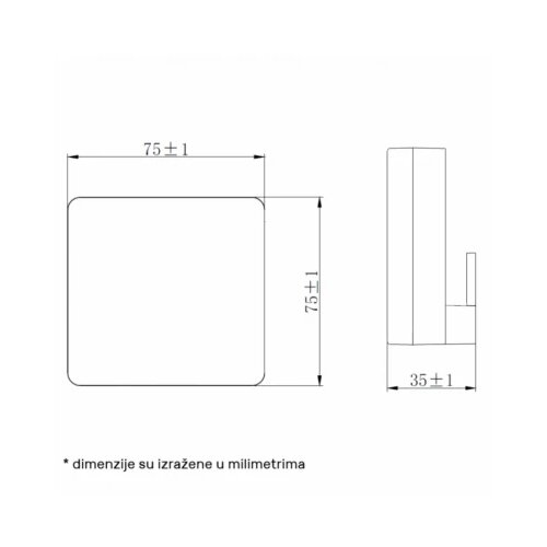  LED SVETILJKA WS750 4.5W 4000K Cene