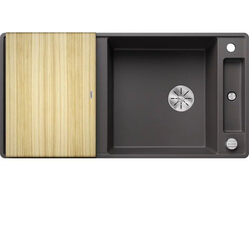 Blanco sudoper AXIA III XL 6 S-F InFino SILGRANIT SIVI KAMEN, daska drvo, s dalj.upr. Cijene