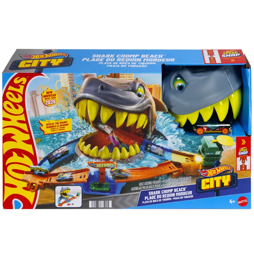 Mattel Hot Wheels: Komplet proge Napad morskega psa z avtomobilčkom - Cene