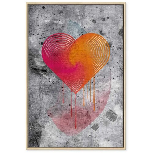  Slika - Sincere Confession (1 Part) Vertical 60x90 U prirodnom drvenom okviru Slike