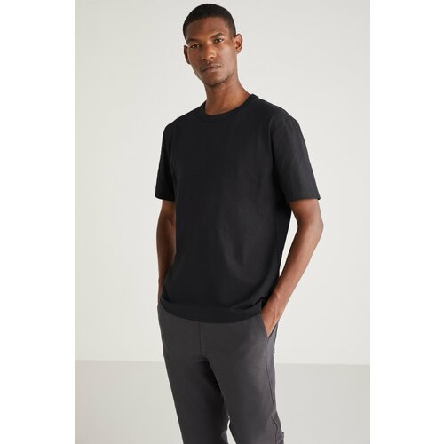 GRIMELANGE CURTIS Basic Relaxed Black Single T-Shirt Cene