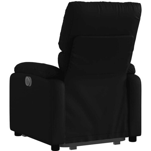 vidaXL Naslonjač na podizanje od umjetne kože crni Cijene