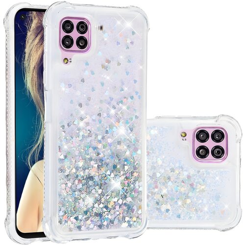 IZMAEL.eu Futrola s tekućim &scaron;ljokicama za Huawei P40 Lite - Srebrna Cijene