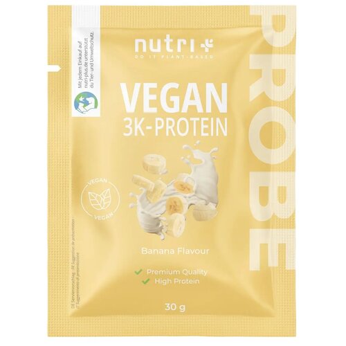 Vegan 3K Protein Powder, paket za testiranje - Banana Slike