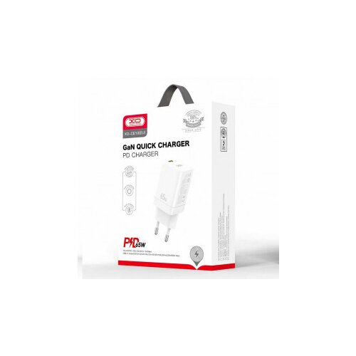 XO CE10 Adapter 1USB-C PD 65W charger Beli Slike