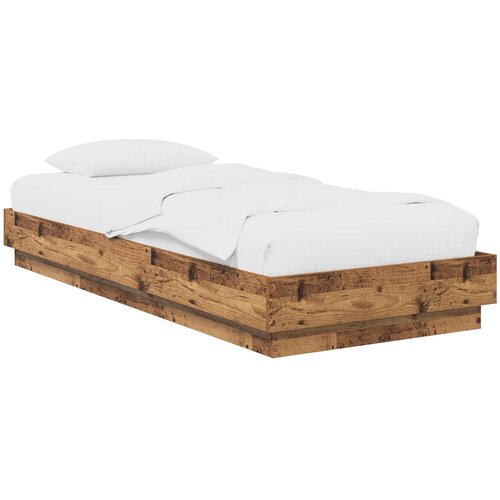  Okvir kreveta za pod Staro drvo 80 x 200 cm Konstruirano drvo Cijene