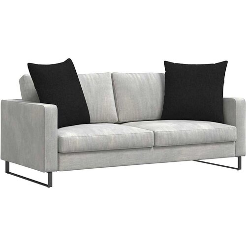  Jastučići za sofu 2 pcs Crna 60 x 60 cm tkanina Slike