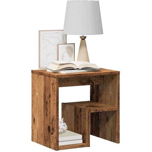 vidaXL Nočne omarice 2 kosa starinski les 40x30x40 cm inženirski les Cene