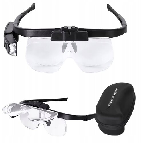 Rosfix Optiview 6v1 Očala Povečevalna Z LED Osvetlitev | USB Polnjenje, 1.5x&ndash;4.5x, 3 Zamenljive Leče, Ergonomska, (5000244393) Cene
