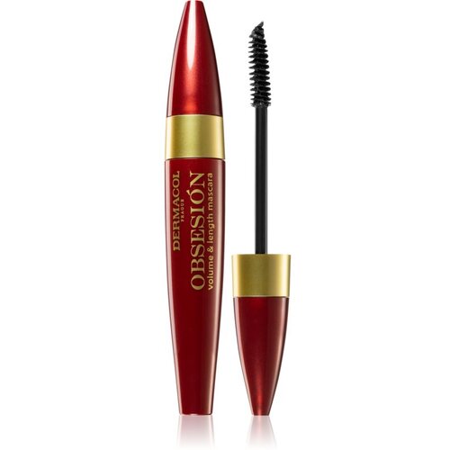 Dermacol obsesi&amp;oacute;n Volume &amp;amp; Lenght maskara za volumen trepavica 12 ml nijansa Black Slike