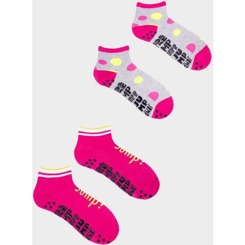 Yoclub Kids's Trampoline Socks 2-Pack SKS-0021G-AA0A-002 Slike