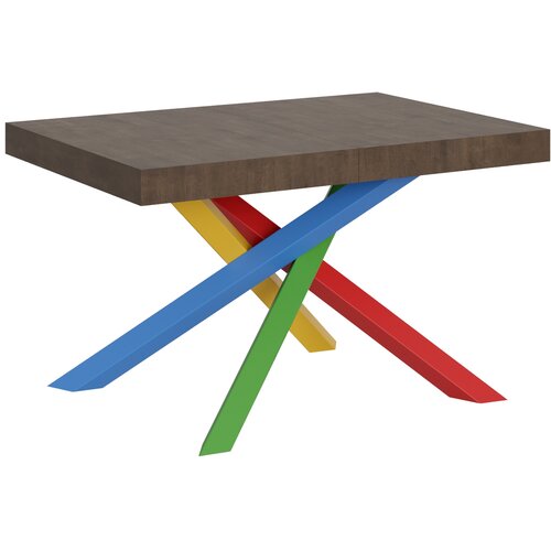 Itamoby   Volantis (90x130/390 cm) - oreh, barva nog: pisana - raztegljiva jedilna miza, (20842979) Cene