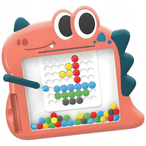 Woopie Montessori magnetna ploča za djecu MagPad, crveni dinosaur Cijene