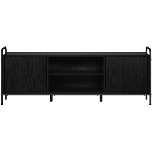  TV ormar 133 x 33 x 50 cm Crni hrast Konstruirano drvo - Crni hrast 67 5 x 33 x 50 cm Slike