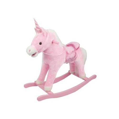 Pli&amp;scaron;ana Pli&amp;scaron;ani Konjić Jednorog - klackalica sa zvučnim efektima - Pink ( 856151 ) Slike