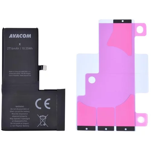 AVACOM Baterija za Apple iPhone X, Li-Ion 3.81V 2716mAh (nadomešča 616-00346), (20712177)