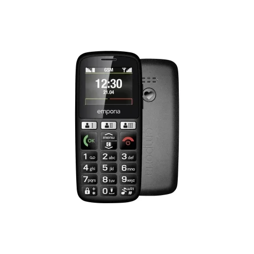 Emporia HAPPY 2G senior pametni telefon 32 MB 1.33 palac (3.4 cm) single-sim vlastiti proizvođač crna