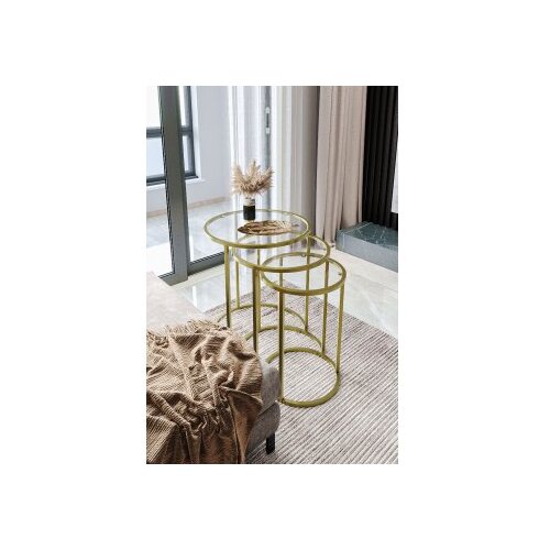 Hanah home alya gold transparent Cene