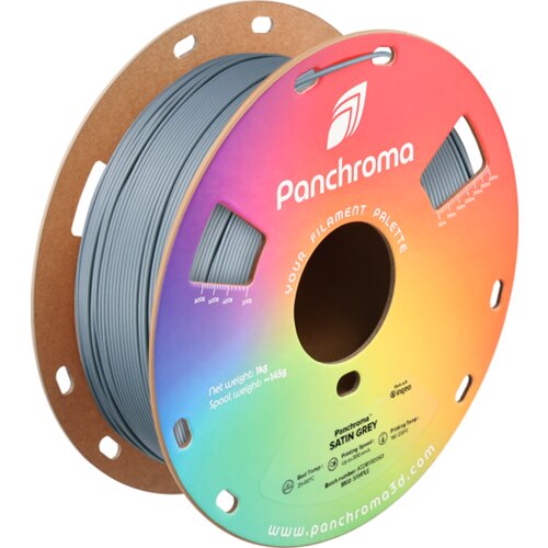 Polymaker Panchroma&amp;trade; PLA Satin Grey - 1,75 mm / 1000 g Slike