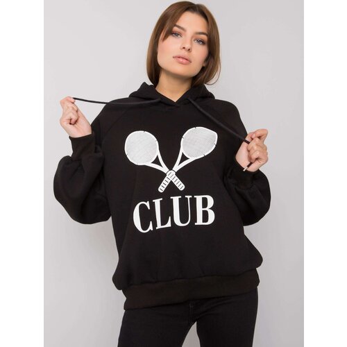 Ex moda Sweatshirt-EM-BL-02.02P-black Slike